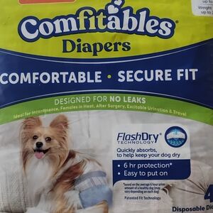 Dog Diapers - Secure Fit Blue